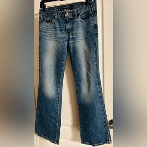 American Eagle Outfitters Bootcut Jeans in Mid Blue Wash